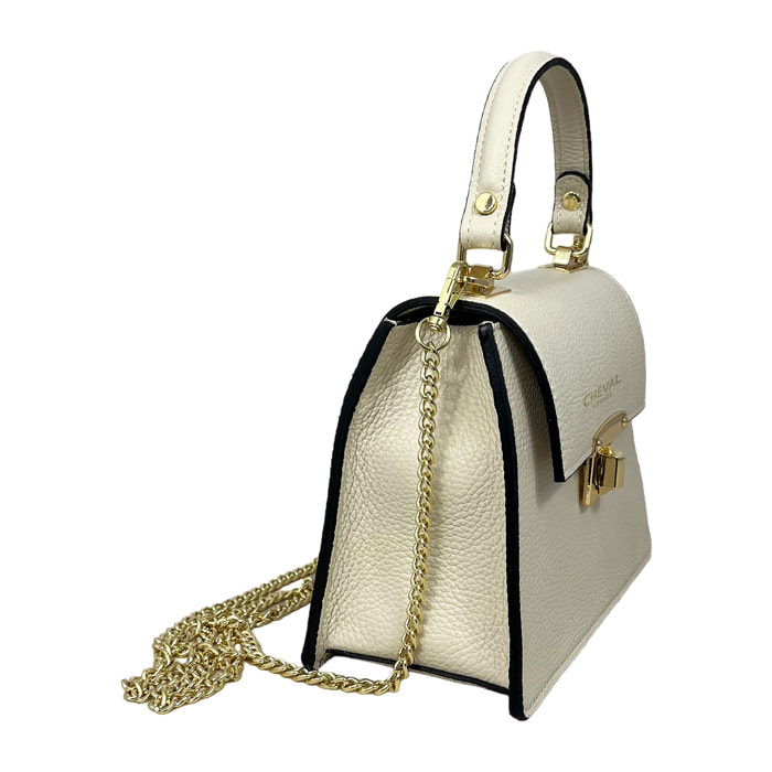 Bolso de Mano Cheval Firenze Saturno Beige