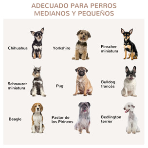 Jaula para Perros Medianos 2 en 1 Mesa Auxiliar Estilo Moderno con 2 Puertas con Pestillo y Estructura de Acero Inoxidable Casa para Perros 80x50x56,5 cm Blanco