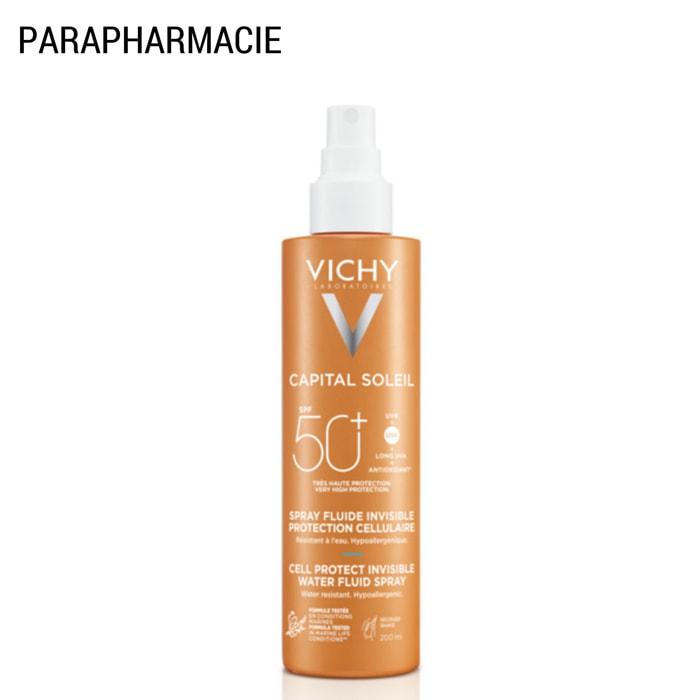 Capital Soleil SPF50+ - Fluide Solaire Corps et Visage 200 ml