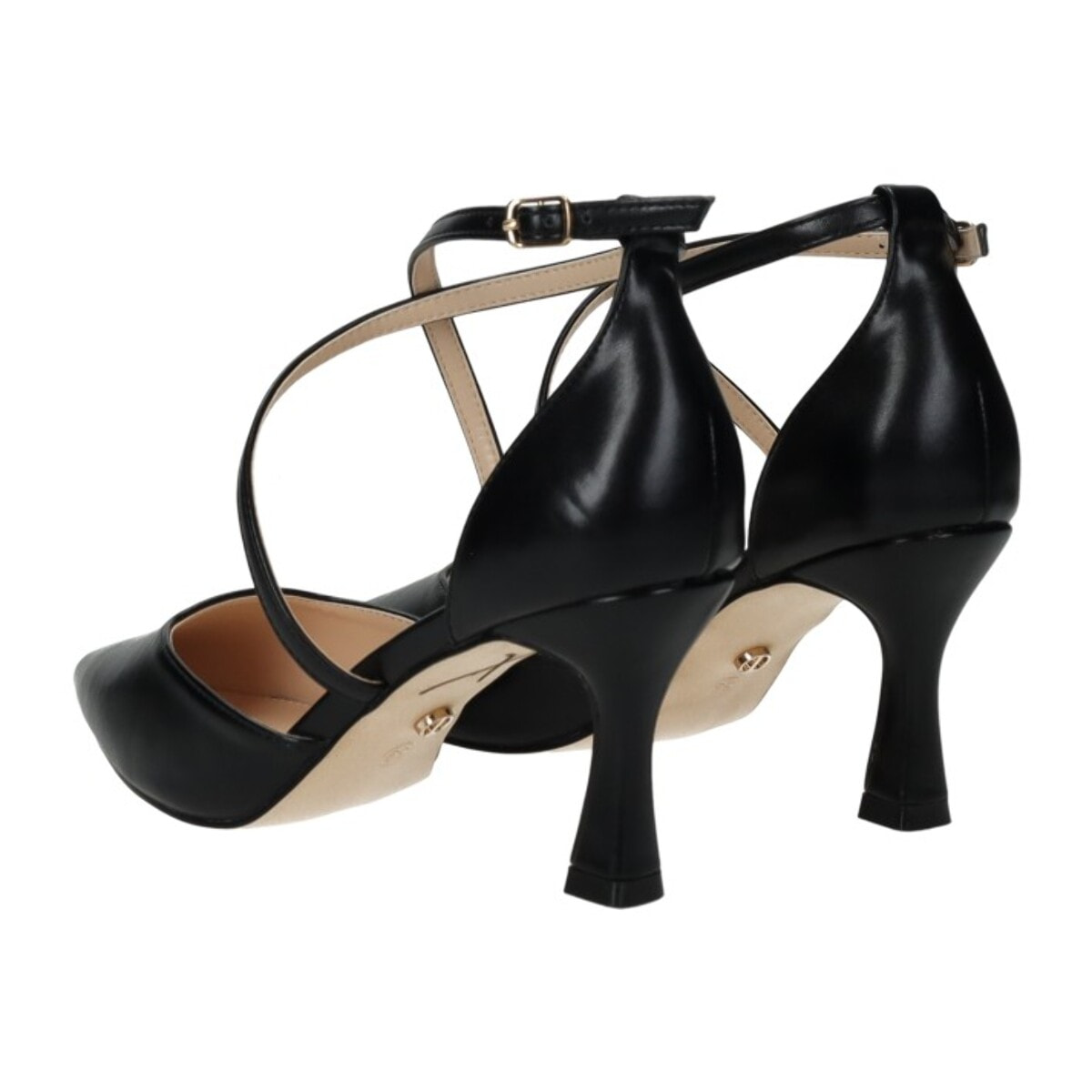 Décolleté sling back Donna Tata Italia Nero