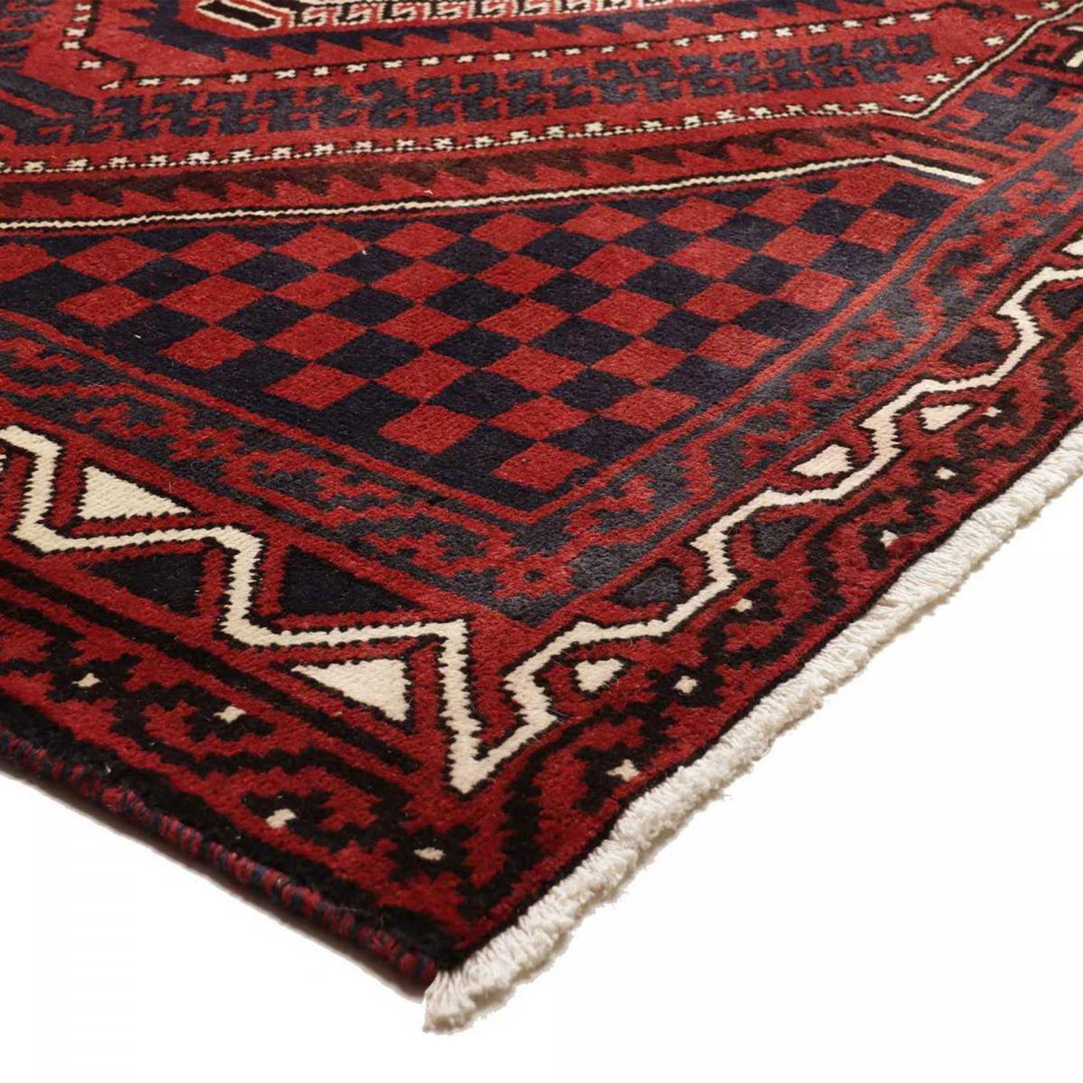 Tapis d'orient au motif oriental, noué main en laine, AJUNE