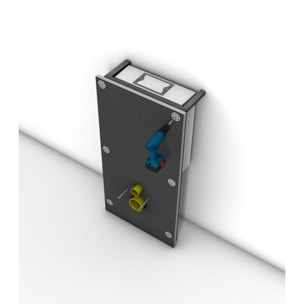 Pack WC Bâti autoportant + WC sans bride SAT Infinitio + Abattant softclose + Plaque Chrome mat + Set habillage