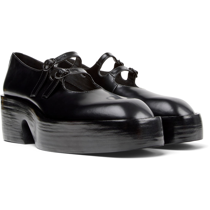 Bailarinas - CAMPER Billie - Negro - Cuero liso