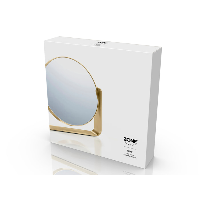 Miroir de table avec grossissement 5 x Ume Gris clair