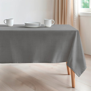 Nappe unie anti-tâches BRIA GRIS