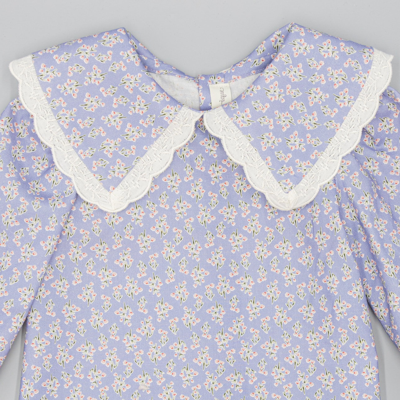 Camisa Lila De Viella Estampada Floral