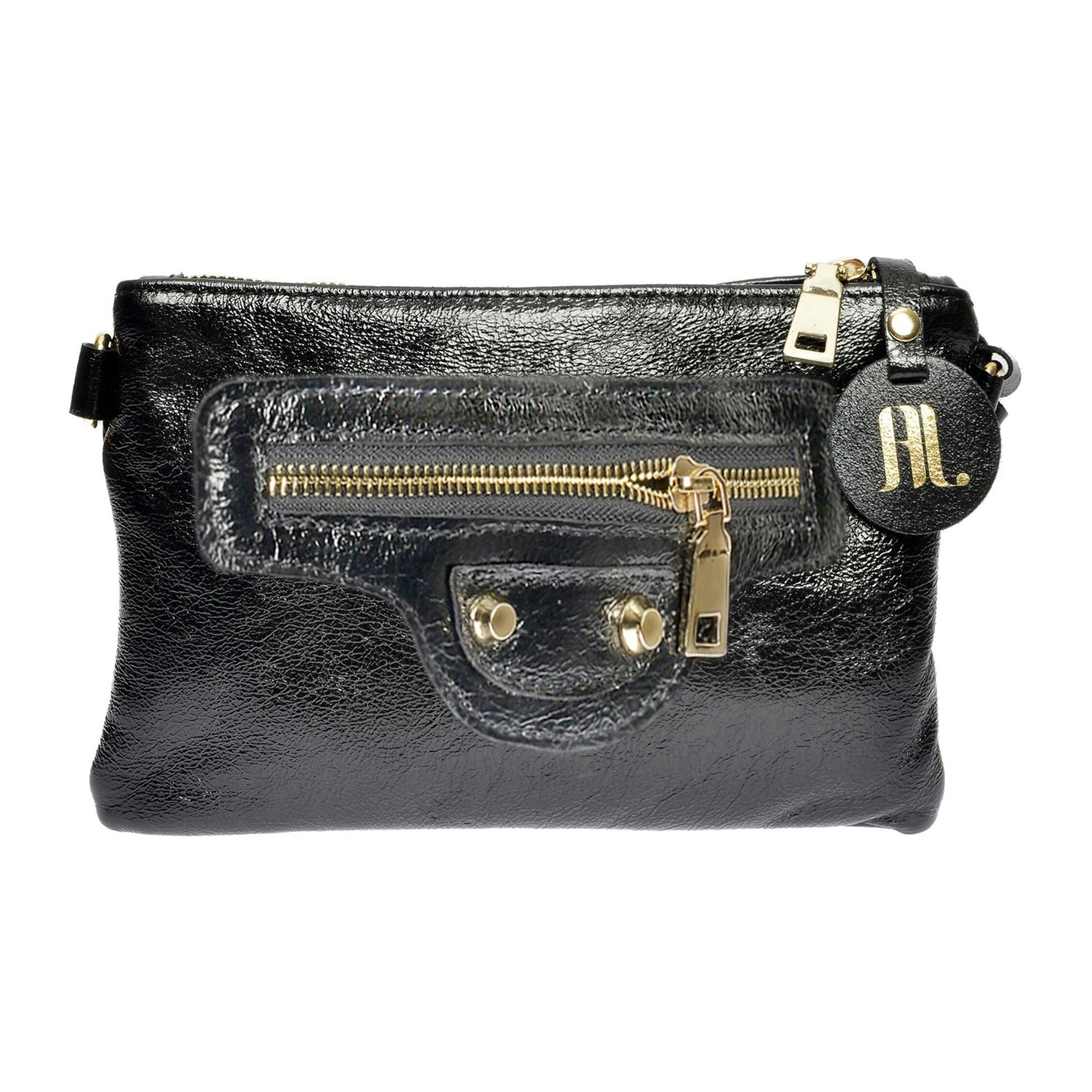 Borsa a spalla Anna Luchini Nero