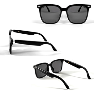 Gafas inteligentes GS01, llamada bluetooth, asistente de voz, control remoto de la cámara.