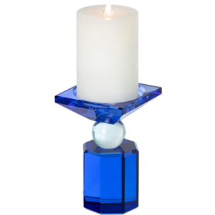 J-Line chandelier - verre - bleu
