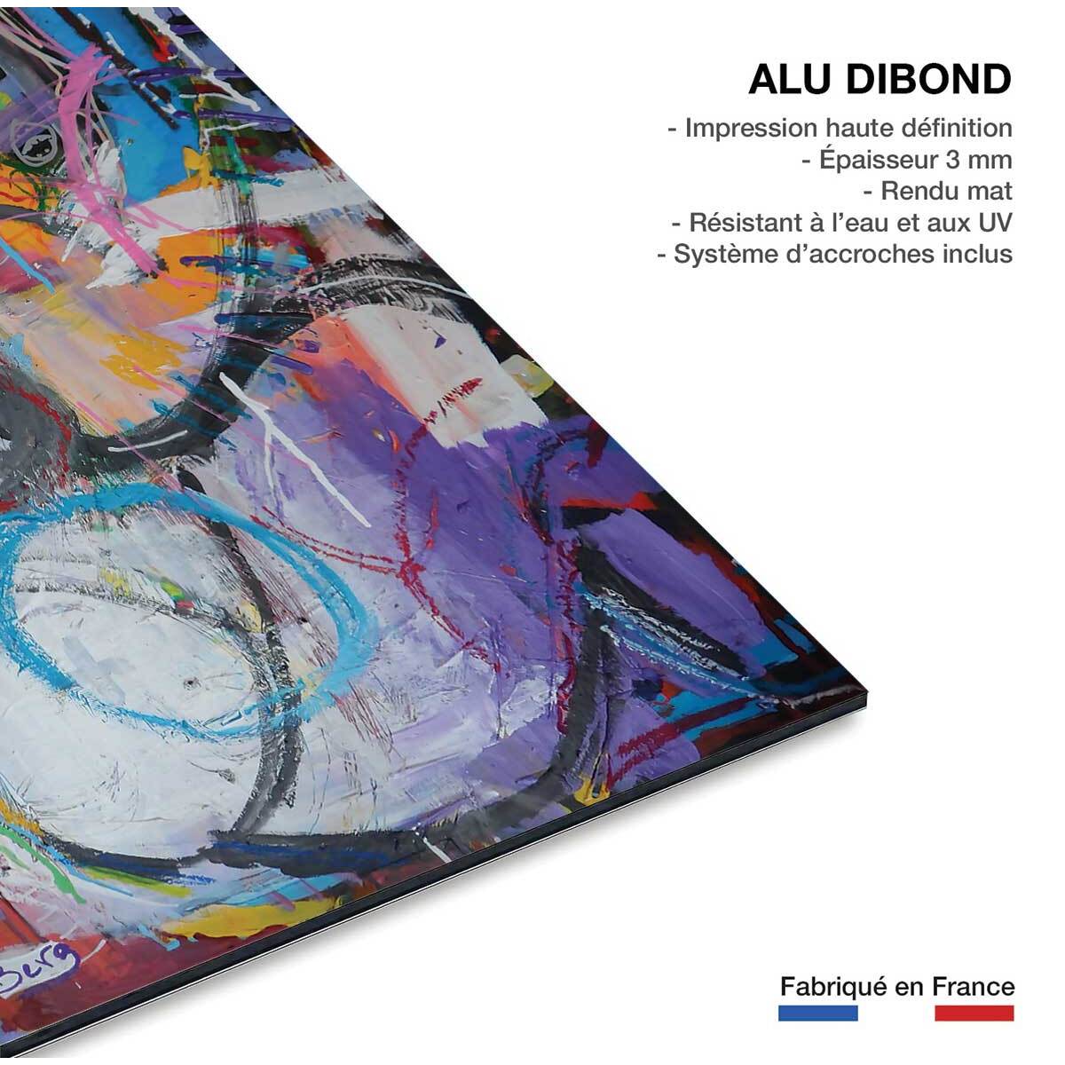 Tableau abstraite odalisque Tableau alu Dibond