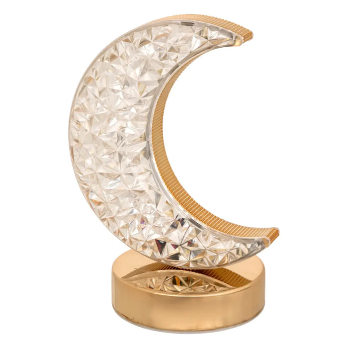 Lampe à poser enfant batterie Bella doré H18cm