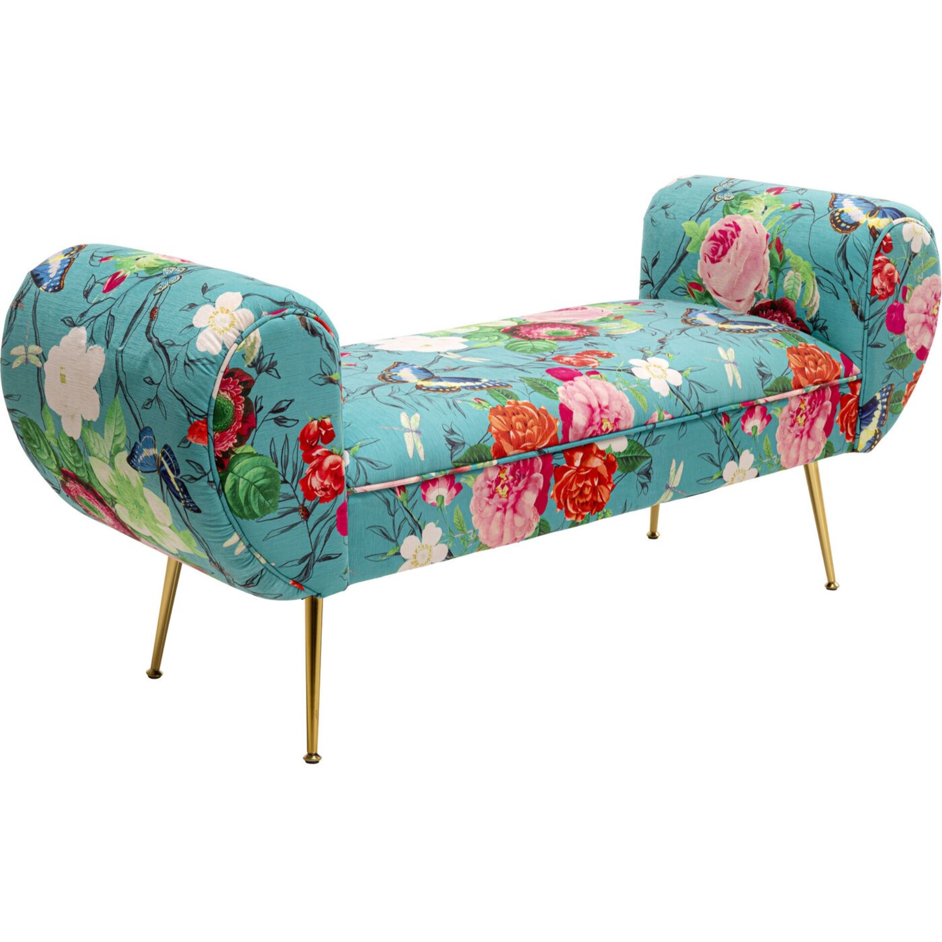Banc Trono Flower Fever bleu Kare Design