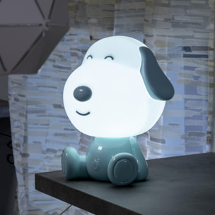 Lampada LED Doggy in ferro - AZZURRO