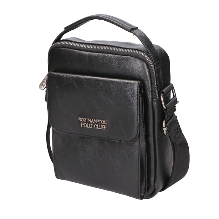 Borsa a spalla da uomo In Ecopelle Prodotto Vegano 19x23x16 cm