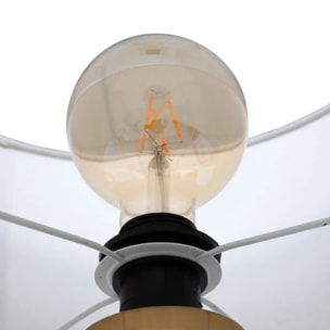 Lampadaire trépied "Arthus" doré H163cm