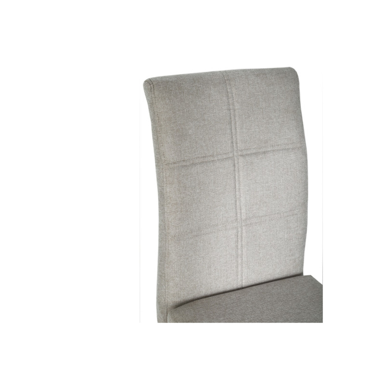 Chaise en tissu avec pied luge en métal - FABIO