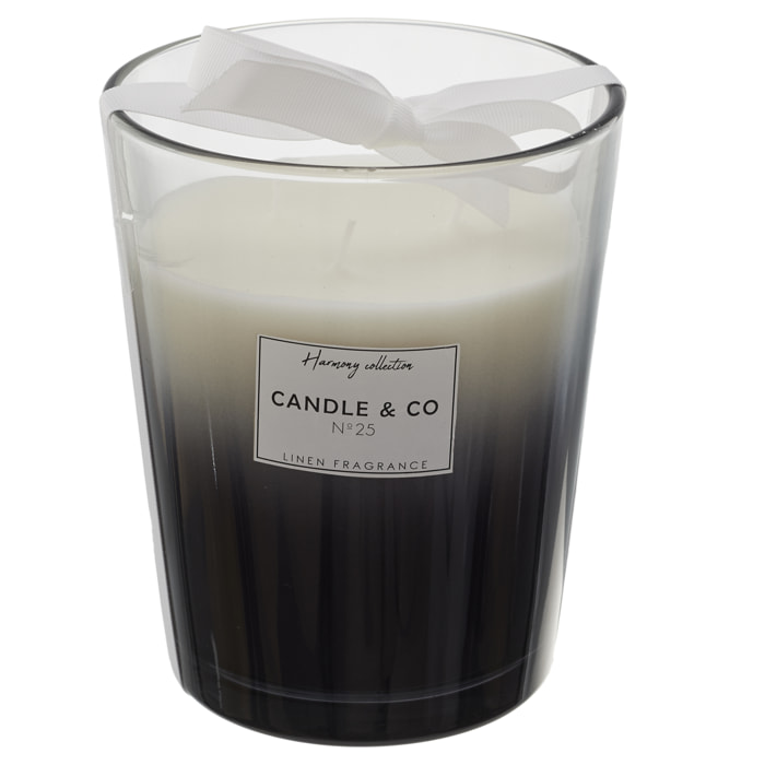 Bougie Parfumee Vase Noir Harmony H16cm