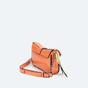 BOLSO MH CROSSBODY BAGUETTE C/ORANGE