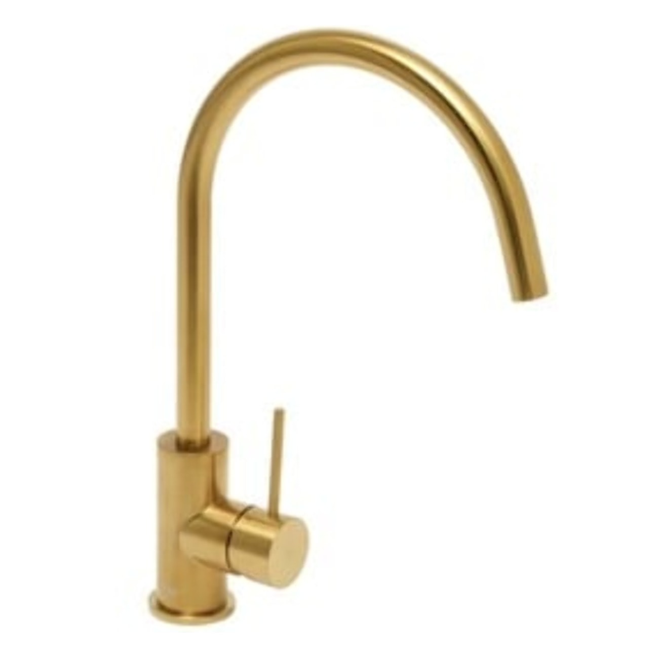 Aurum mitigeur évier à levier sur pied 36,3 cm avec bras pivotant, or brossé (SATBAUR280BG)