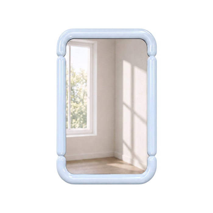Miroir rectangulaire décor bois 106cm VOLT