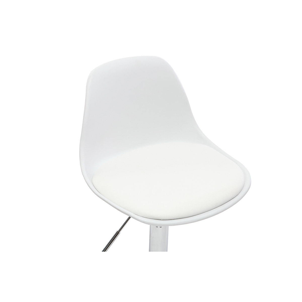 Chaise de bureau design enfant blanche STEEVY