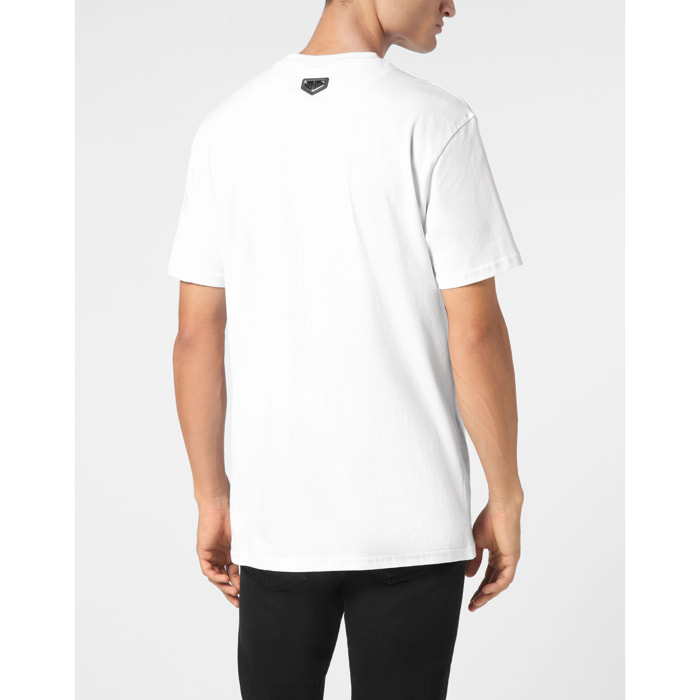 PHILIPP PLEIN Camiseta de cuello redondo y manga corta SKULL