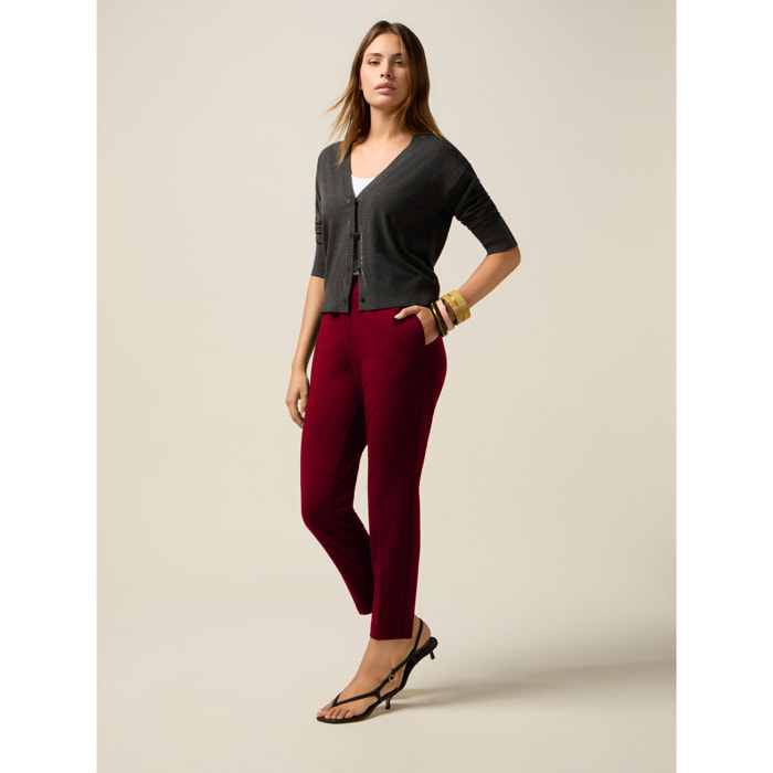 Oltre - Pantalones pitillo - Rojo