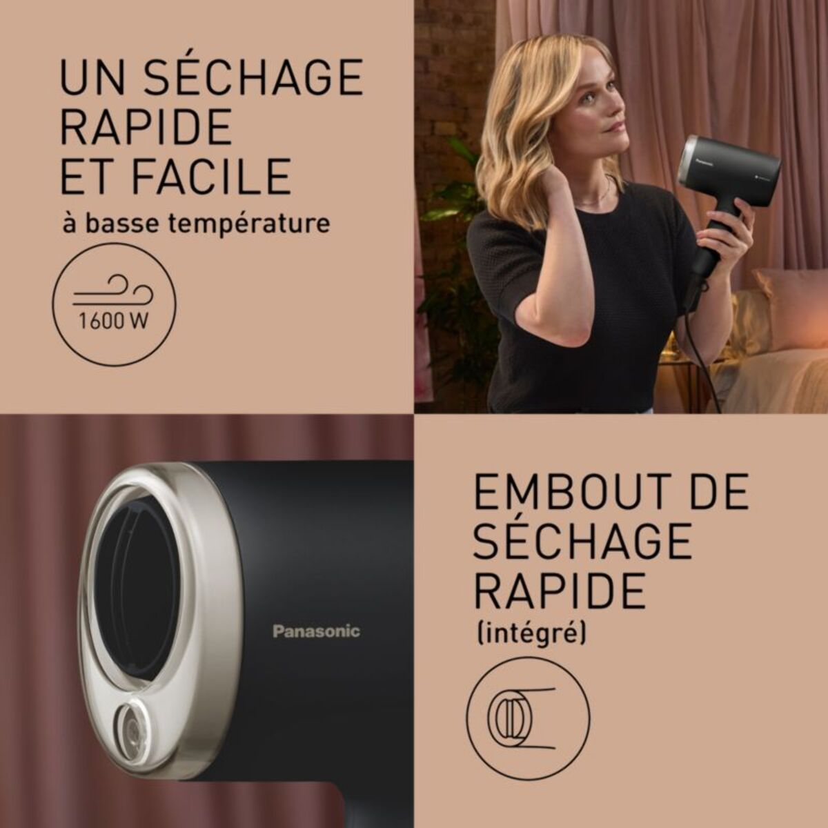 Sèche cheveux PANASONIC EH-NA7N-K825