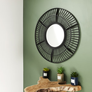 Miroir Noir Sauvage D70cm