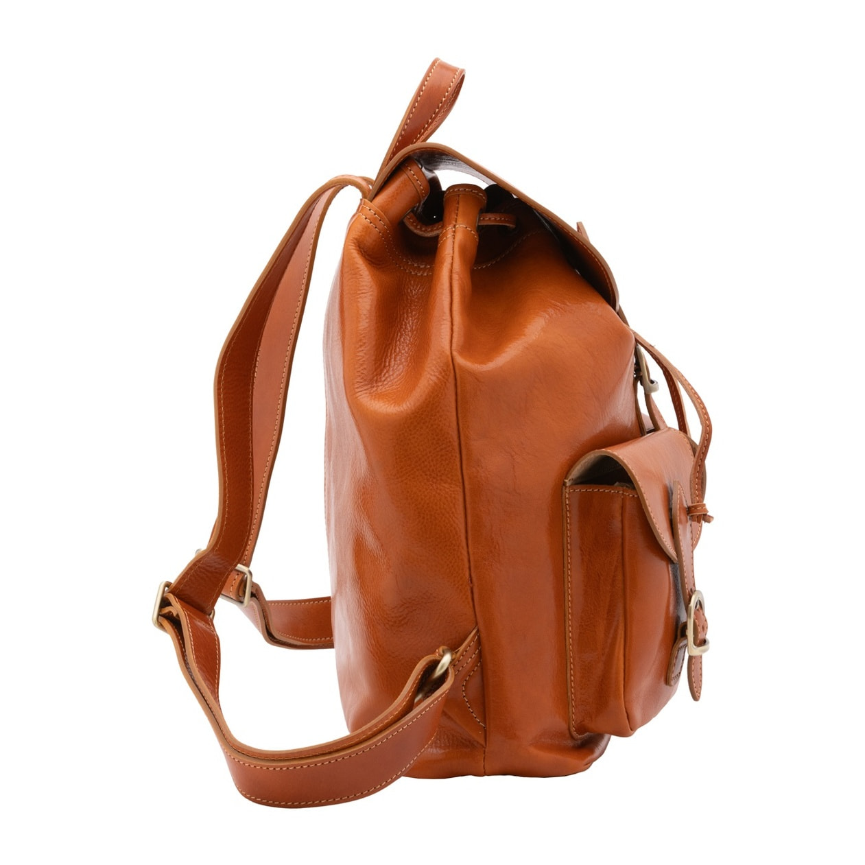 Borsa a spalla da donna - Modello False - Vera pelle - 37.0 x 30.0 x 13.0 cm