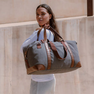 Bolso viaje retro canvas 475gsm