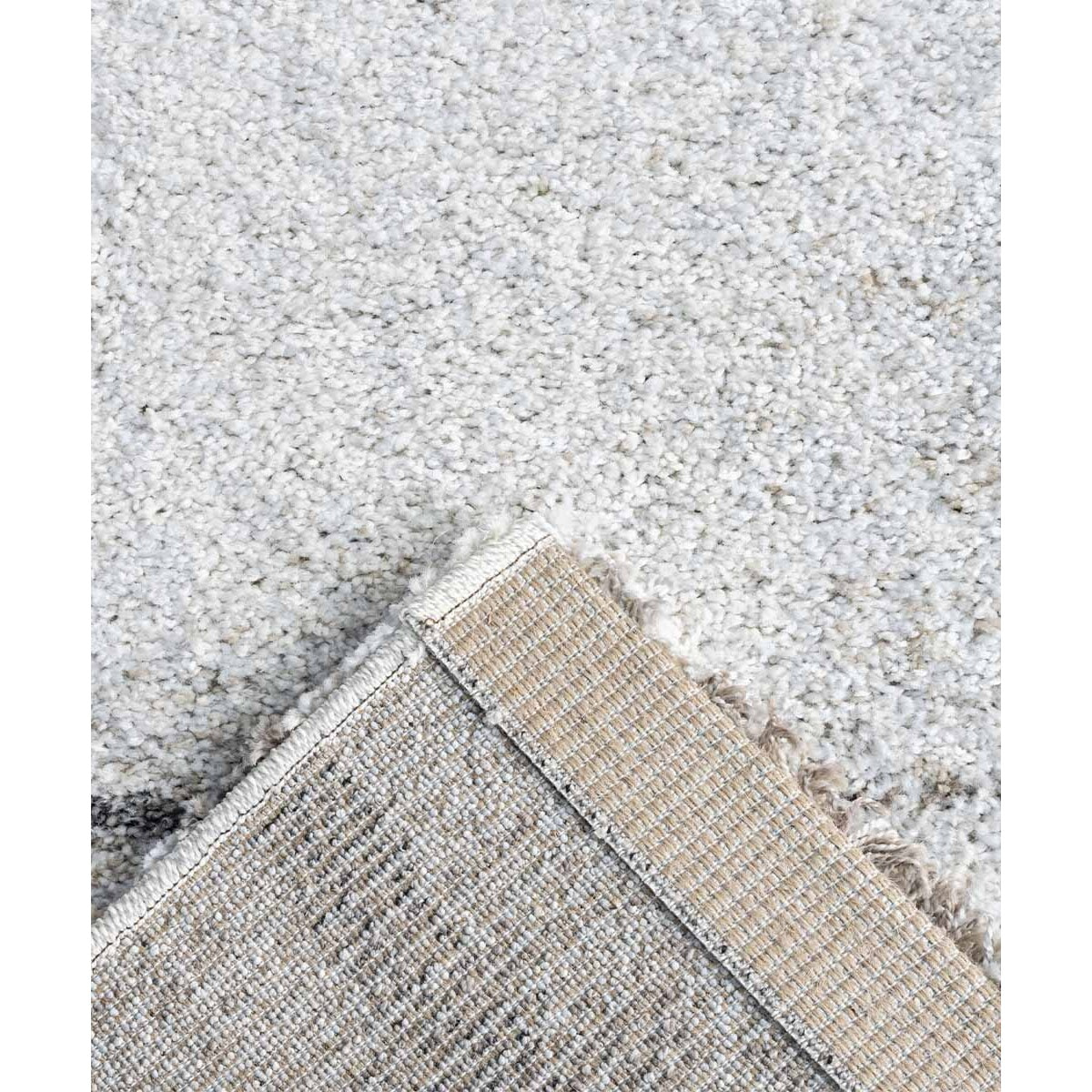 Tappeto Stile Moderno Grigio Crema