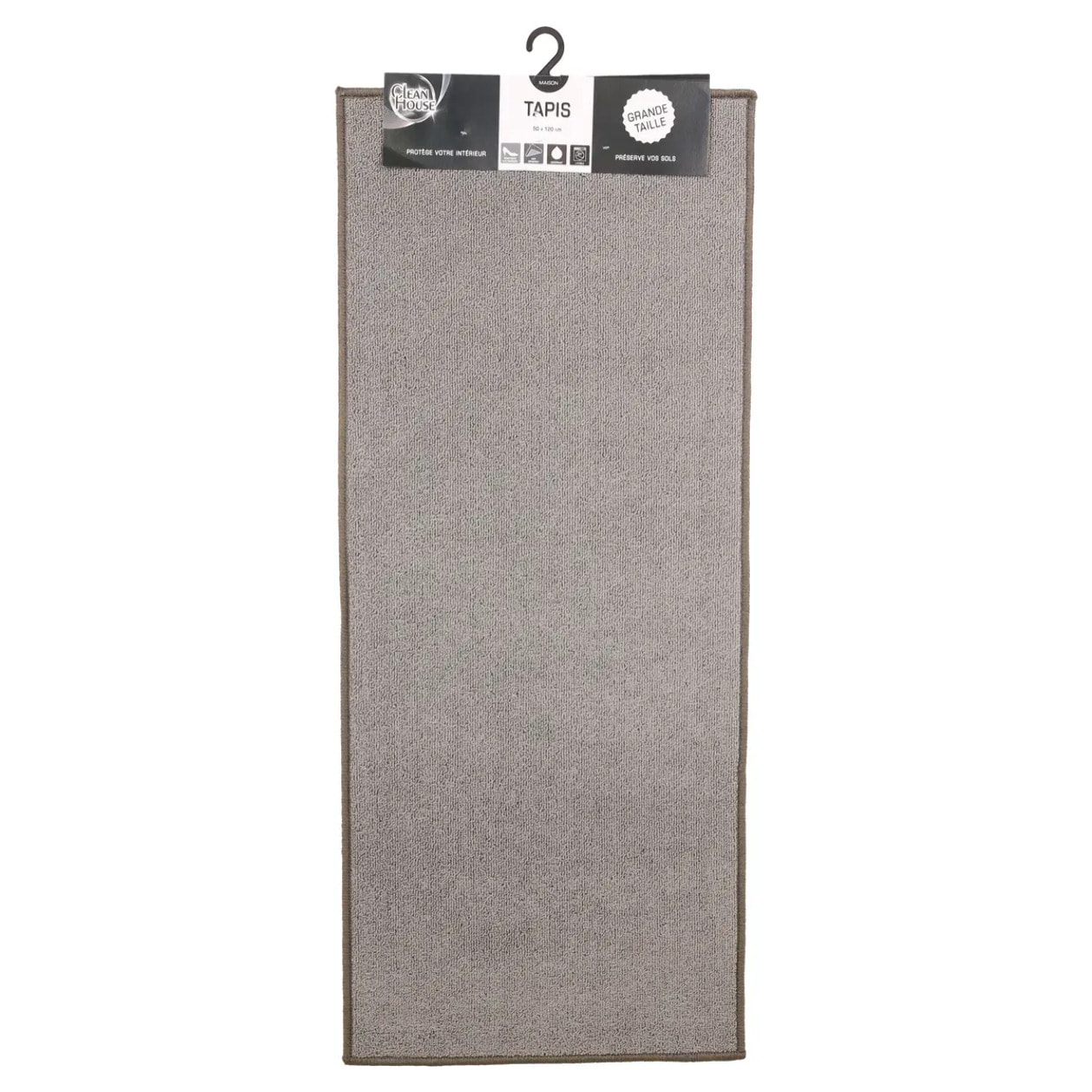 Tapis 120x50 cm Gris