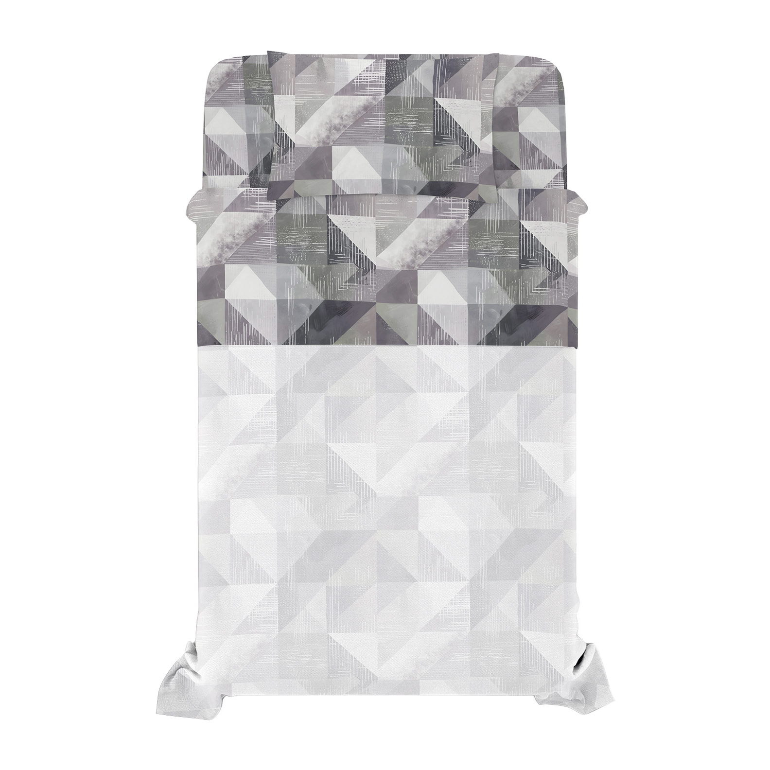 COMPLETO LETTO RIVER SINGOLO SEPIK GREY