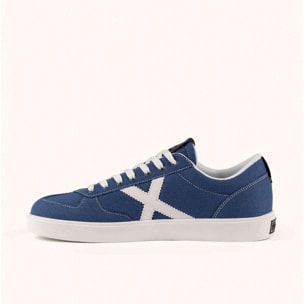 MUNICH BREAK 54 Zapatilla de Lona Azul Denim con Suela Blanca