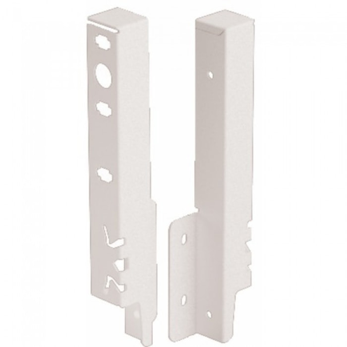 Set raccord HETTICH ArciTech pour paroi arrière blanc - 186 mm - 9149281