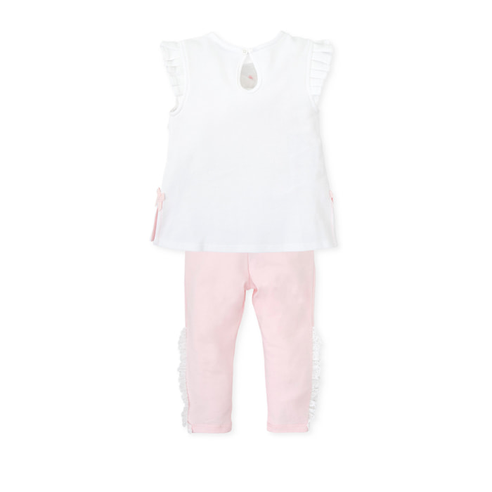 Conjunto - Blanco rosa