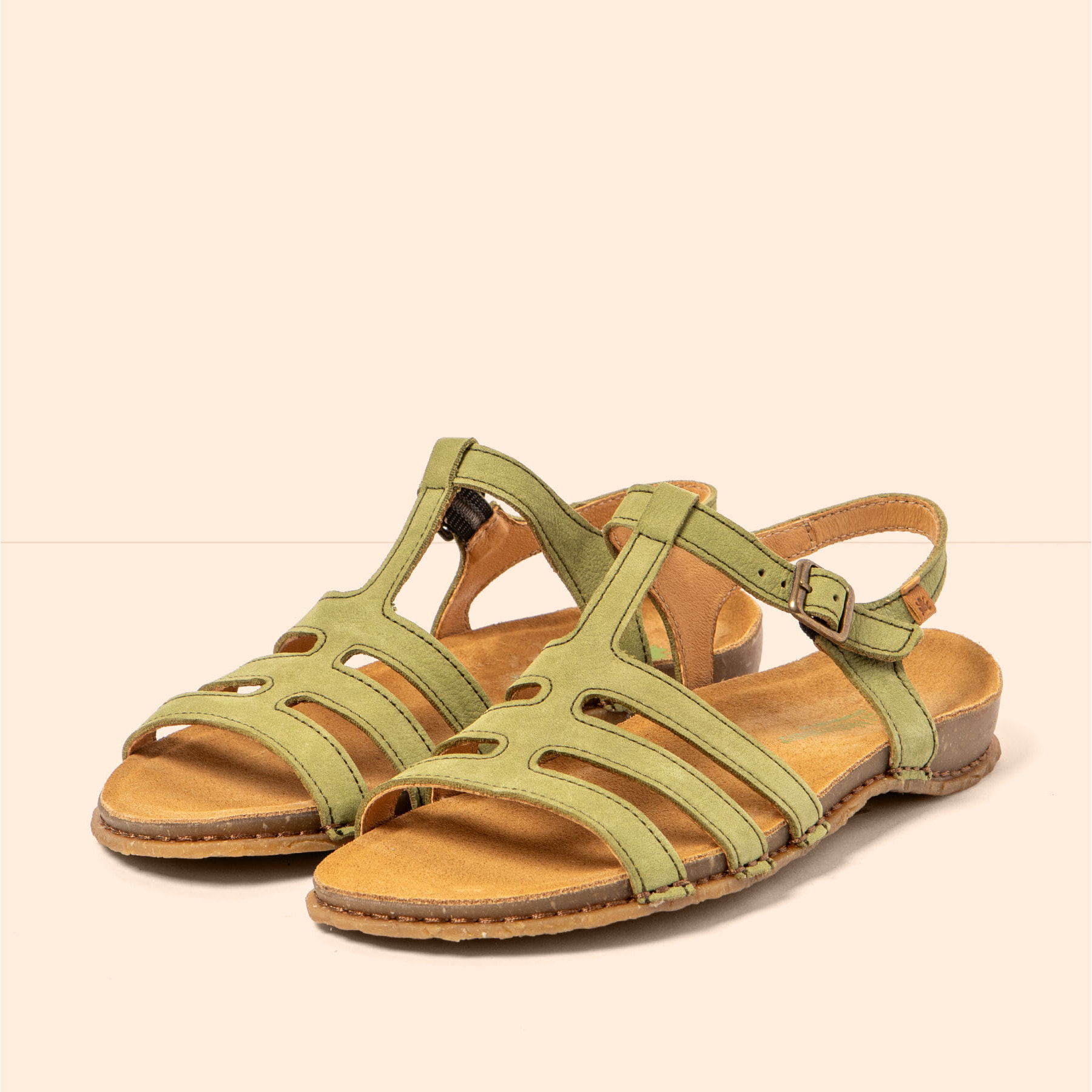 Sandalias N5803 NOBUCK LIKEN/PANGLAO color Liken