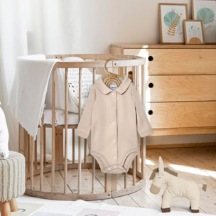 Body bebé manga larga cuello pico