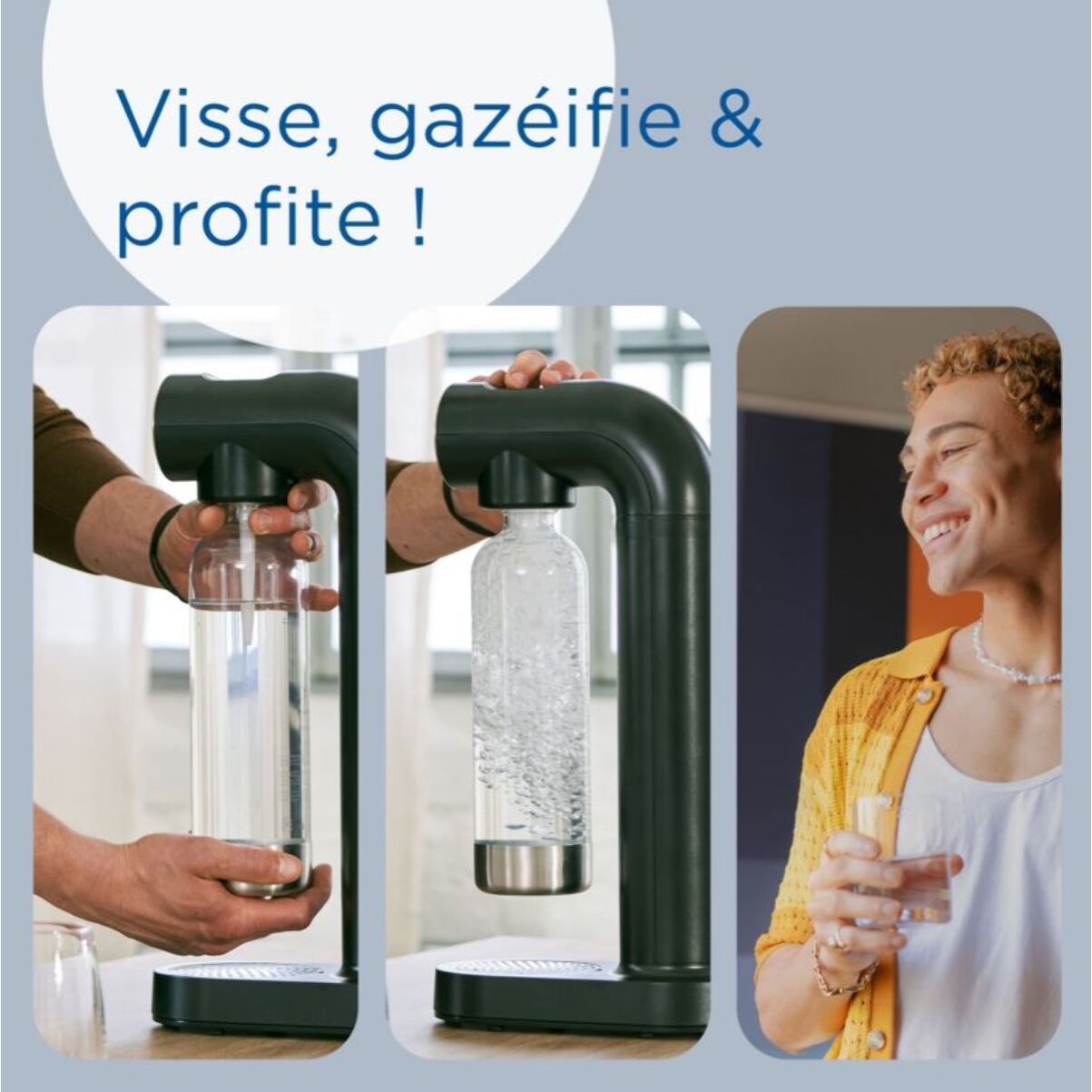 Machine à soda BRITA sodaone noire