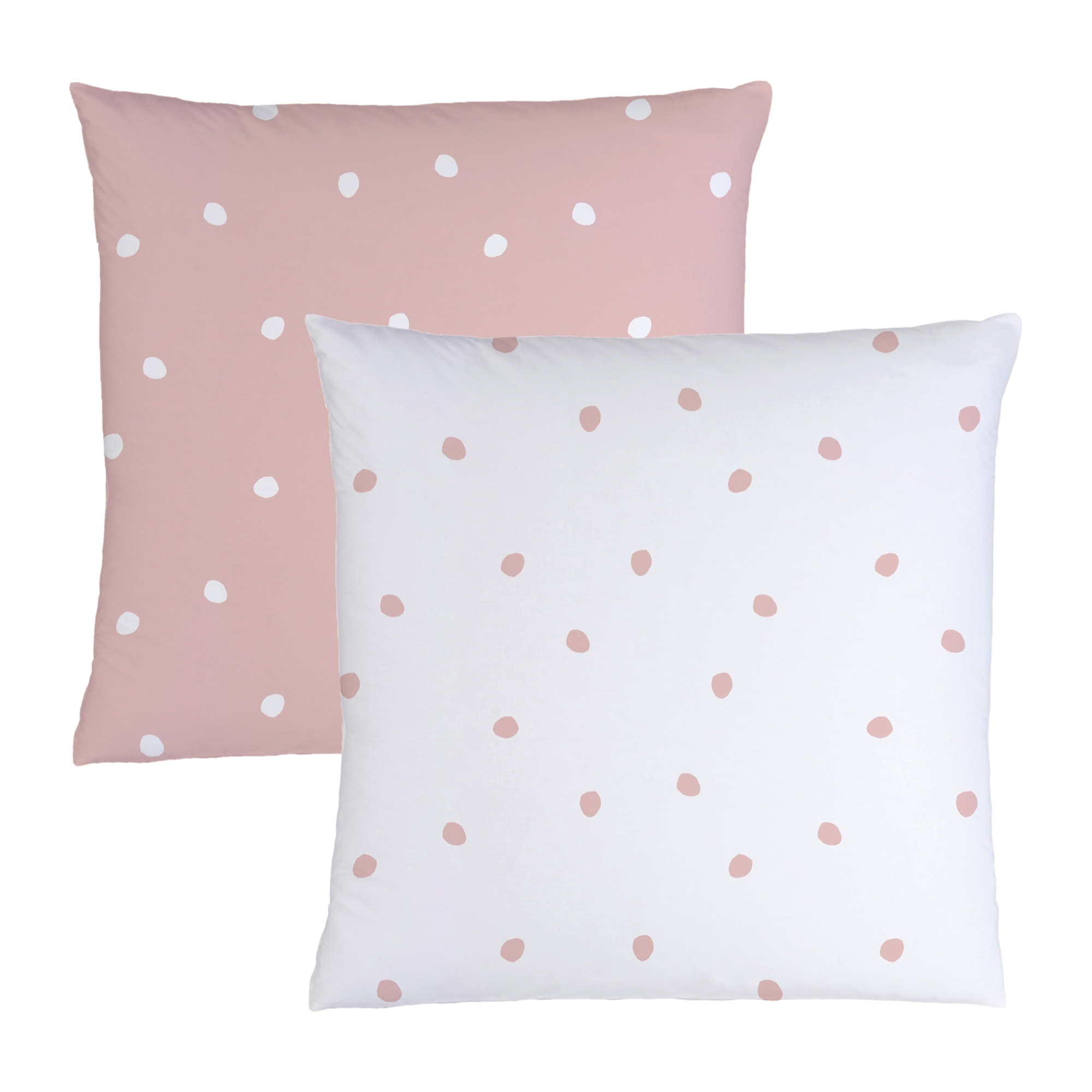 Parure de lit imprimée 100% coton, PINK SPOTS