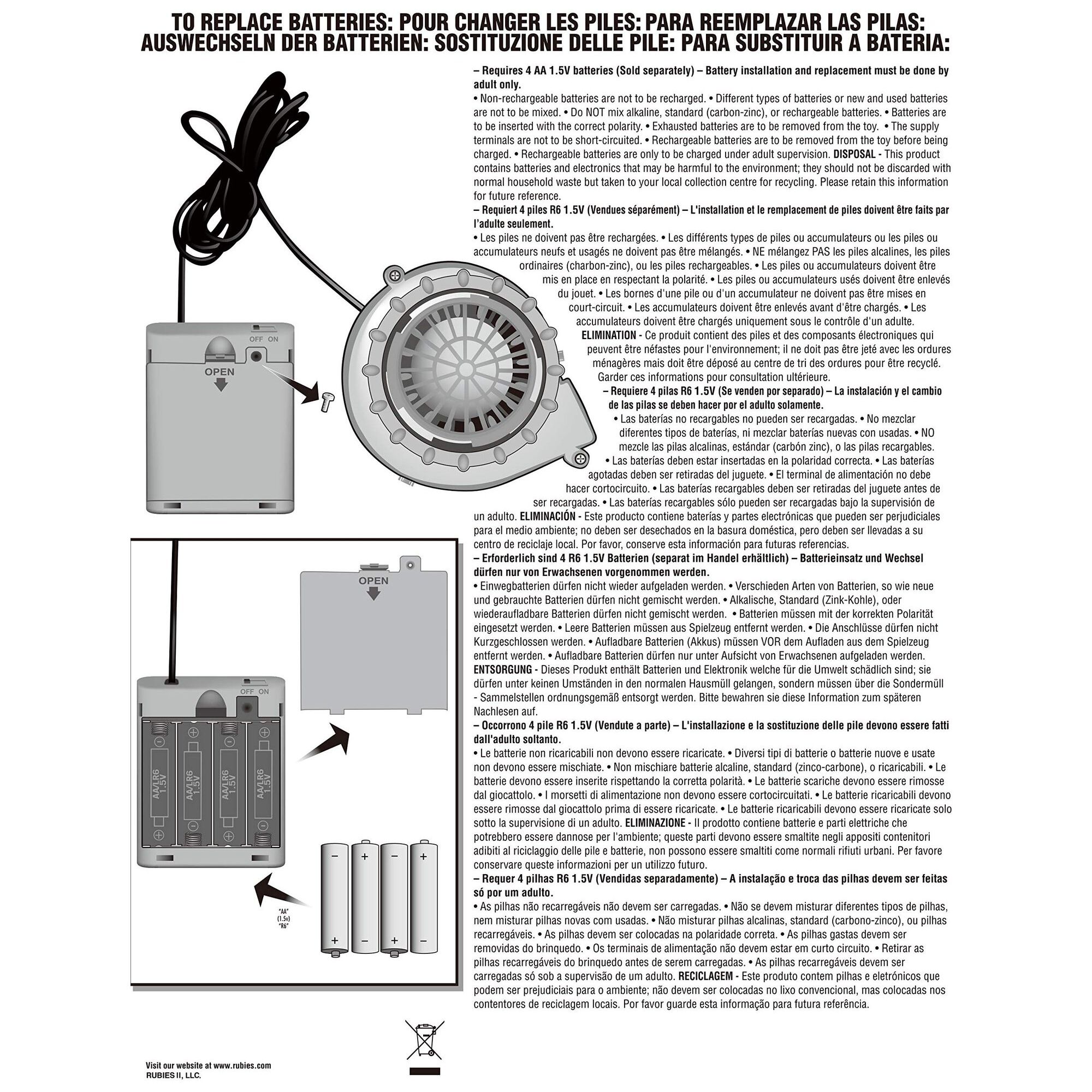 DISFRAZ HINCHABLE T-REX CON SONIDO AD