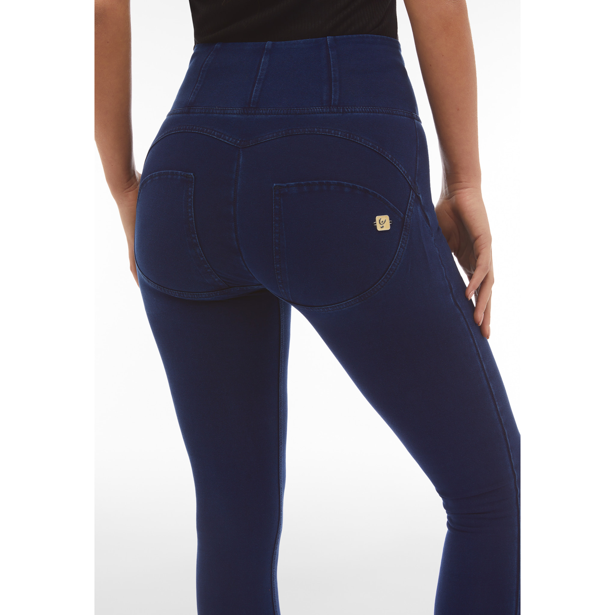 Jeggings push up WR.UP® skinny vita alta tessuto organico