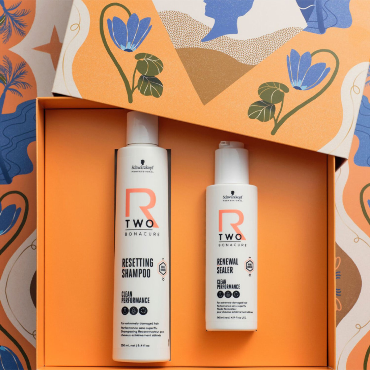 SCHWARZKOPF Set  Bonacure R Two Shampoo 250ml + Renewal Sealer 145ml