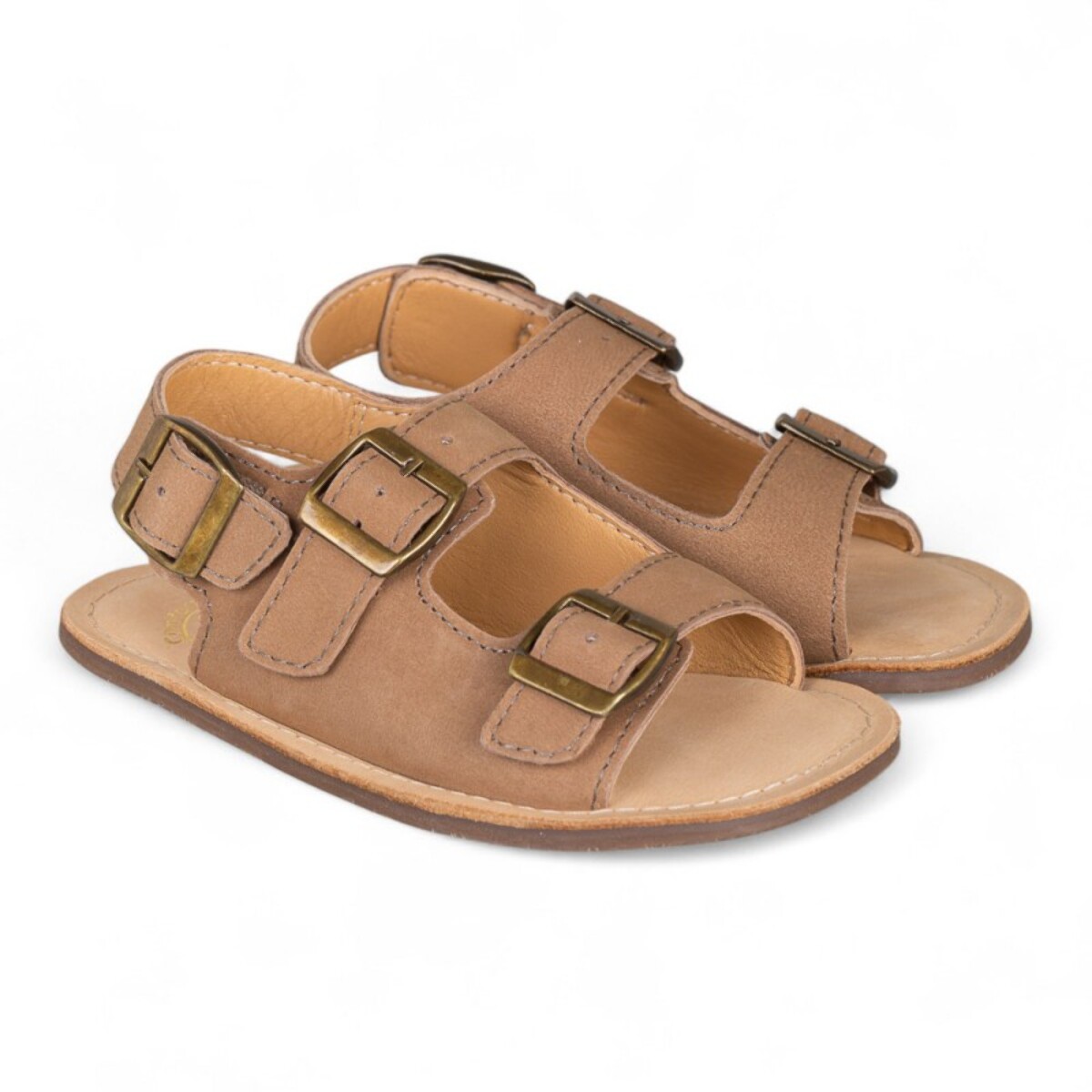 SANDALIA BAREFOOT PIEL CHETTO TIPO BIO MARRON