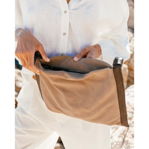 Bolso de hombro BIBA Beaver de piel