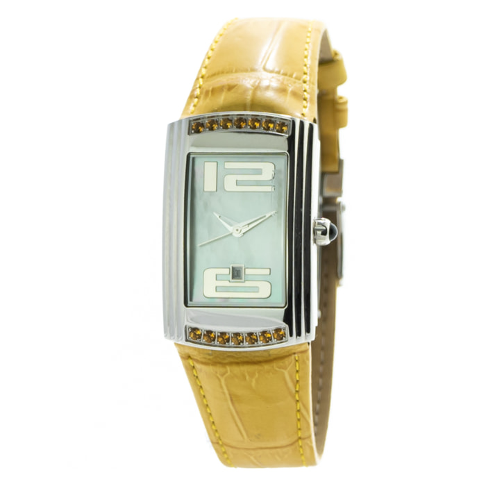 Reloj Chronotech CT7017L-06S Mujer Analogico Cuarzo con Correa de Piel