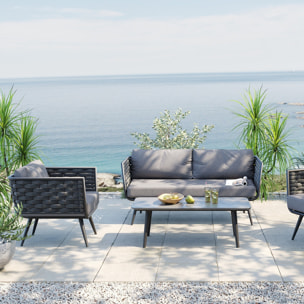 Salon de jardin Rimini gris Kare Design