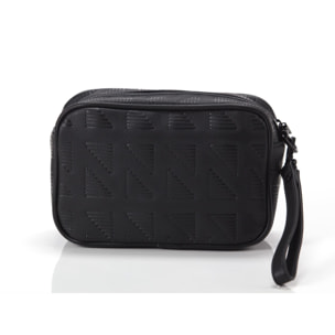 Borse Antony Morato Pouch In Tumbled Pu Stampato Nero Nero