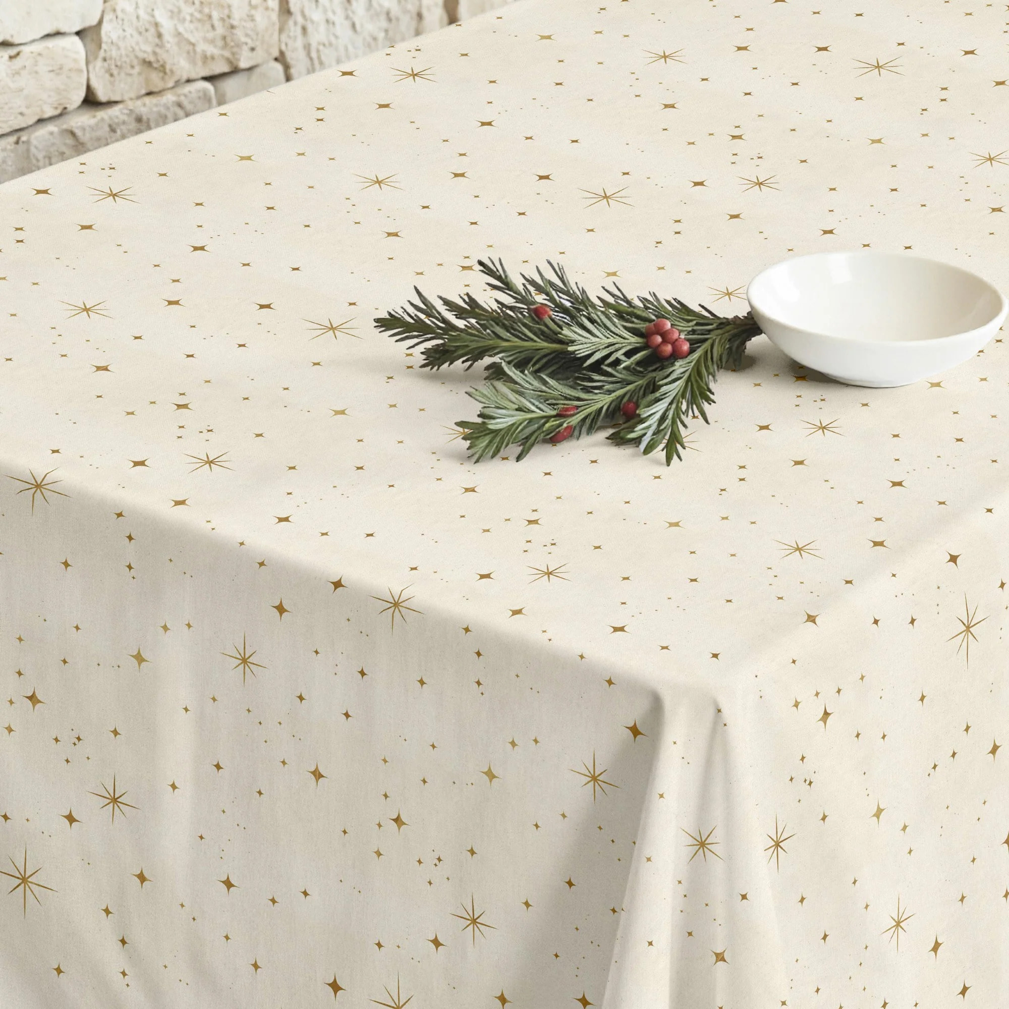 Nappe en résine Anti-tâches Christmas Cielo Rojo 3
